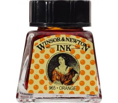 Тушь художественная Winsor Newton Drawing Inks 14 мл, № 449 Оранжевый