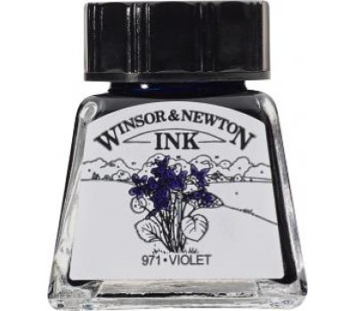 Тушь художественная Winsor Newton Drawing Inks 14 мл, № 688 Фиолетовая