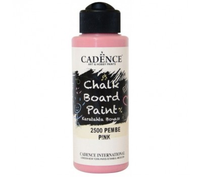 Краска для создания меловых досок Cadence Chalk Board Paint 120 мл Розовая