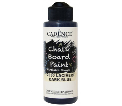 Фарба для створення крейдових дощок Cadence Chalk Board Paint, 120 мл Темно-синій