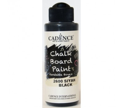 Фарба для створення крейдових дощок Cadence Chalk Board Paint 120 мл Чорний