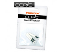 Transotype перо-пензлик для маркера Copic classic, Nibs Brush 3 шт арт 20075BR