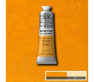 Масляная краска Winsor Newton Winton Oil Colour 37 мл №109 Cadmium yellow Кадмий желтый