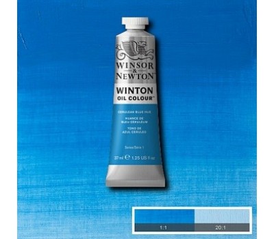 Масляна фарба Winsor Newton Winton Oil Colour 37мл №138 Cerulean blue Небесно-синій