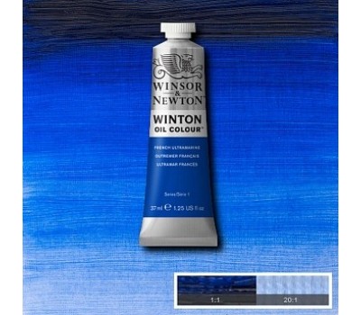 Масляная краска Winsor Newton Winton Oil Colour 37 мл №263 French ultramarine Французький ультрамарин