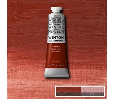 Масляная краска Winsor Newton Winton Oil Colour 37 мл №317 Indian red Индийский красный