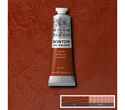 Масляна фарба Winsor Newton Winton Oil Colour 37мл №362 Light red Червоний світлий