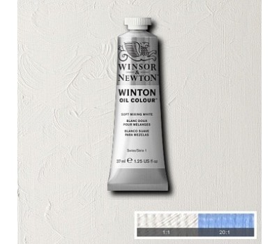 Масляна фарба Winsor Newton Winton Oil Colour 37мл №415 Soft mixing white Білий м'який