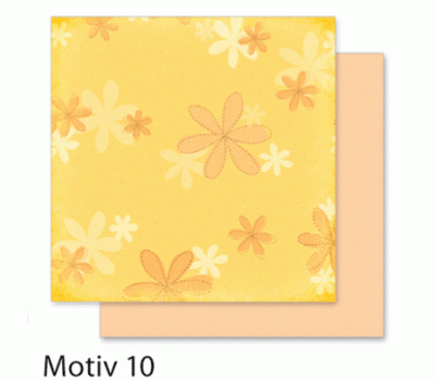Дизайнерская бумага Folia Design Papers Flowers Цветы 190 г/м2, 30,5x30,5 см №02