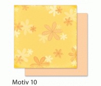 Бумага Folia, дизайнерская Design Papers "Flowers" Квіти 190 гр, 30,5x30,5 см №10 Motif 10 арт 10110