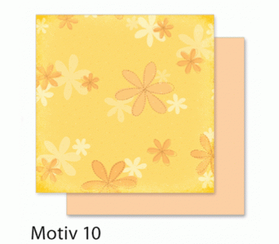 Дизайнерський папір Folia Design Papers Flowers Квіти 190 г/м2, 30,5x30,5 см №10