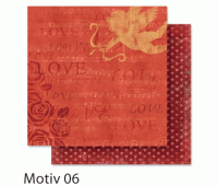 Дизайнерський папір Folia Design Papers Romantic Романтика 190 г/м2, 30,5x30,5 см №06