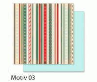 Бумага Folia, дизайнерская Design Papers "Christmas" Різдво 190 гр, 30,5x30,5 см №03 Motif 03 арт 10503