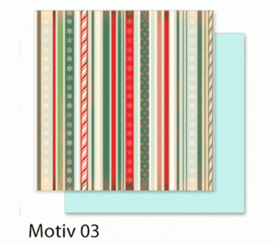 Дизайнерський папір Folia Design Papers Christmas Різдво 190 г/м2, 30,5x30,5 см №03