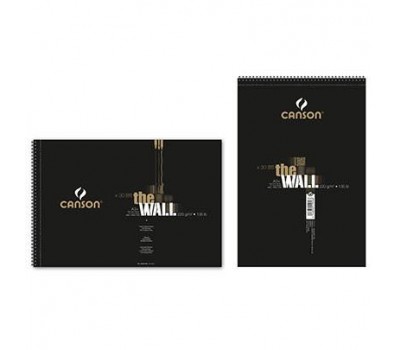 Альбом (блок) паперу для маркерів Canson The Wall, A4 21х29,7 см, 200 г/м2, 30 аркушів