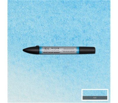 Акварельный маркер Winsor Newton №139 Carulean Blue Hue Лазурь