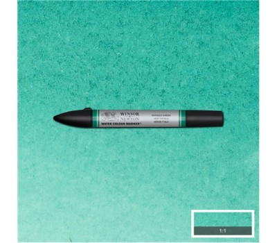 Акварельный маркер Winsor Newton №522 Phthalo green Зеленый ФЦ