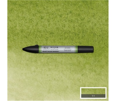Акварельный маркер Winsor Newton №599 Sap green Зеленый суш