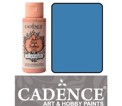 Краска по ткани Cadence Style Matt Fabric Paint, 59 мл, Лавандово-голубой