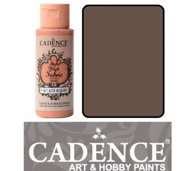 Краска по ткани Cadence Style Matt Fabric Paint, 59 мл, Норка