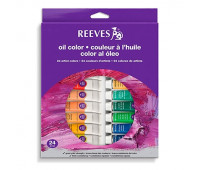 Масляные краски Reeves Oil colour Set, 24 кольори, 10 мл арт 8594302