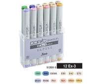 Copic набор маркеров Sketch Set EX-3,12 шт, 21075413 Copic