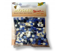 Мозаика, Folia мраморная Marbled assortments 45 гр, 5x5 мм (700 шт), №02 Blue (Синий)