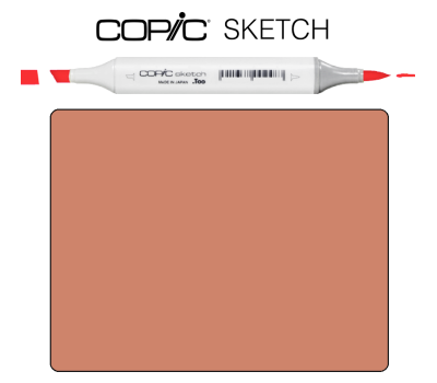 Маркер Copic Sketch E-07 Light mahogany Світлий червоно-коричневий