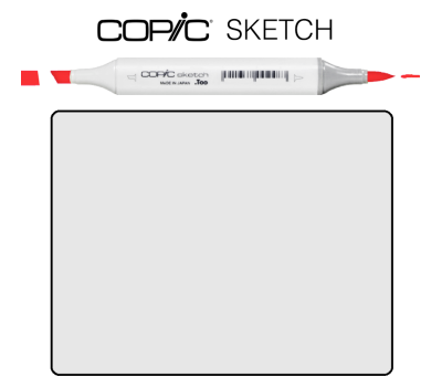 Маркер Copic Sketch N-1 Neutral gray Нейтральный серый