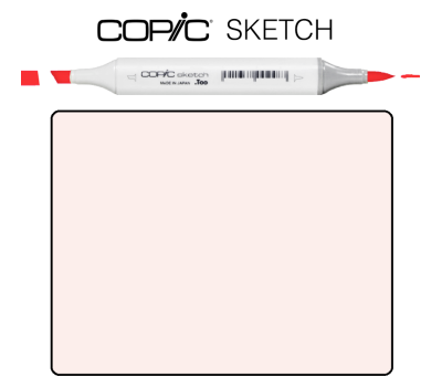 Маркер Copic Sketch R-00 Pinkish white Рожево-білий