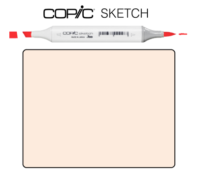 Маркер Copic Sketch R-01 Pinkish vanilla Рожева ваніль