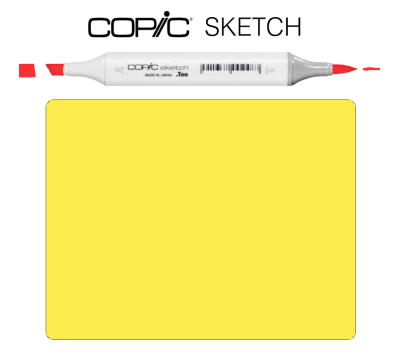 Маркер Copic Sketch Y-17 Golden yellow Золотистый жёлтый