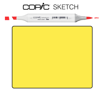 Маркер Copic Sketch Y-18 Lightning yellow Лагидный жёлтый