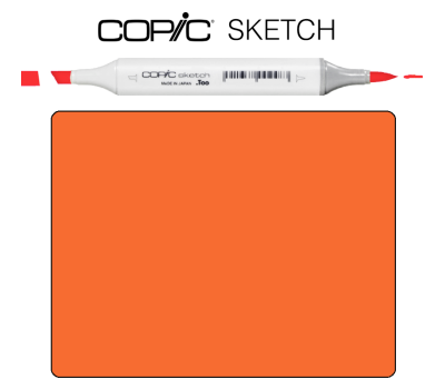 Маркер Copic Sketch YR-07 Cadmium orange Кадмій помаранчевий