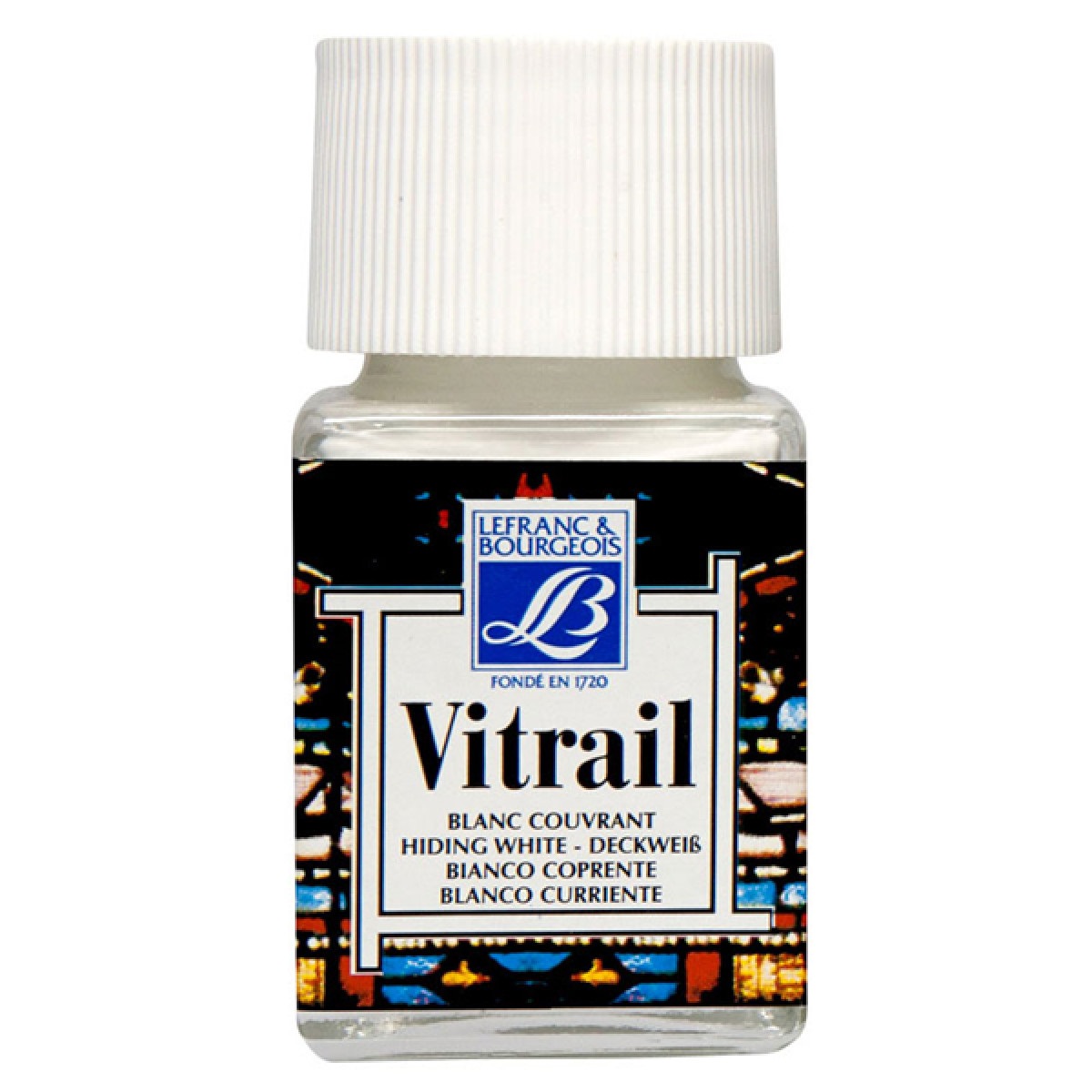 Вітражна фарба Vitrail 50 мл №004 Білий
